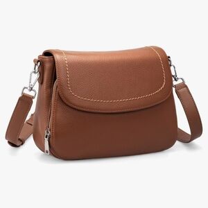 NWOT Befen Medium Crossbody, Cognac Brown